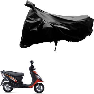 COVERPLANET Two Wheeler Cover for TVS(Scooty Streak, Black)
