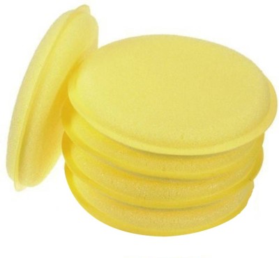 ROY 5pcs Car Waxing Polish Foam Sponge Regular Sponge(Pack of 5)