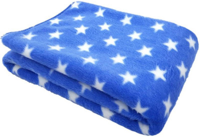 BRANDONN Polka Single AC Blanket for  AC Room(Woollen Blend, ROYAL BLUE)
