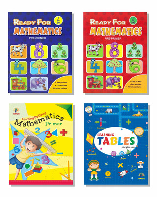 Activity based Mathematics book set of 4 Books Counting 1 - 100 Colouring Joining Numbers Addition Subtraction Tables 1-20(ENGLISH, Paperback, MAYUR PUBLICATIONS)