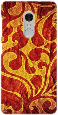 Smutty Back Cover for Mi Redmi Note 4 - Fire Print(Multicolor, Hard Case, Pack of: 1)