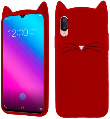 CASE CREATION Back Cover for Vivo V11 Pro(Red, 3D Case, Pack of: 1)
