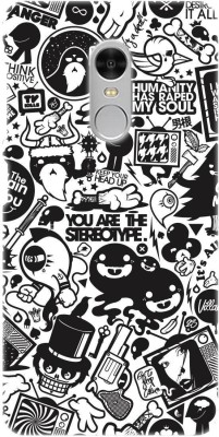 Smutty Back Cover for Mi Redmi Note 4 - Doodle Print(Multicolor, Hard Case, Pack of: 1)