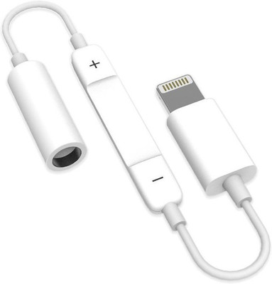 

Triangle Ant Â® 3.5 mm Headphone Jack Adapter Headphone Extension(Compatible with IOS, White, Sync and Charge Cable)