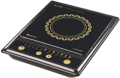 

Bajaj Splendid - 1200W Induction Cooktop(Black, Push Button)