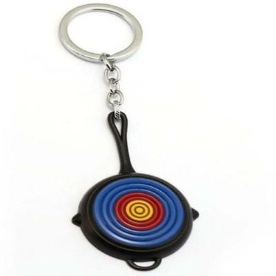 SN RACERS Frying Pan Tava Hot Game Battlegrounds pubg Metal Key Ring Keychain Key Chain Key Chain