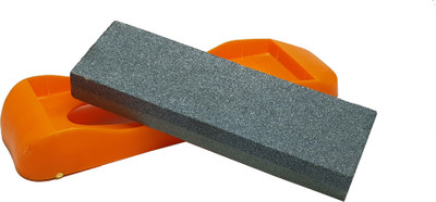 S.B.ANJALI Combination Stone with sand for Sharpening Both Knives and Tools Size: 18.5cm Knife Sharpening Stone(Plastic)
