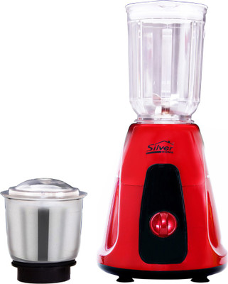 

Silver home REDMETALLICPOLLY02 550 Mixer Grinder(RED METALLIC, 2 Jars)