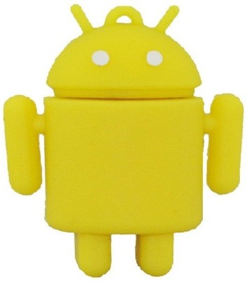 PANKREETI PKT823 Android Robot Cartoon Designer 32 GB Pen Drive(Yellow)