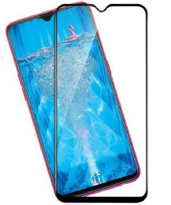 Classy Edge To Edge Tempered Glass for Oppo F9, oppo f9 tempered glass full glue black(Pack of 1)