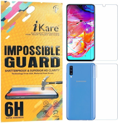 iKare Front and Back Screen Guard for Samsung Galaxy A70, Samsung Galaxy A70S(Pack of 1)