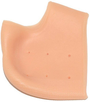 ALPHANOT Silicone Heel Protector Anti-Crack Pad Gel Heel Pad Silicone Foot Pads (Pack of 1) Heel Support(Pink)