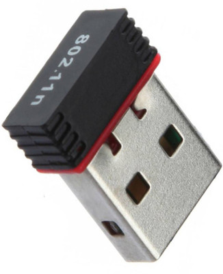 

Lizzie 450Mbps Wifi Dongle 802.11n Wi Fi 2.4GHz Small Wireless LAN Network Card USB Adapter(Black)