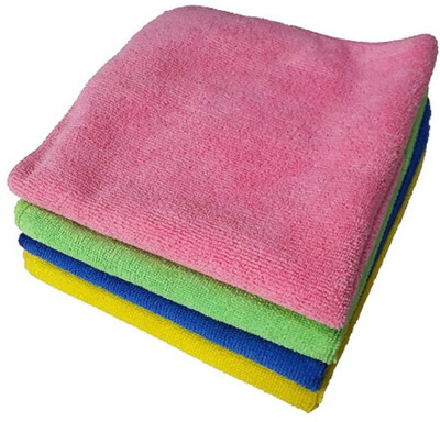 SOMUDEE Dry Microfiber Cleaning Cloth(4 Units)