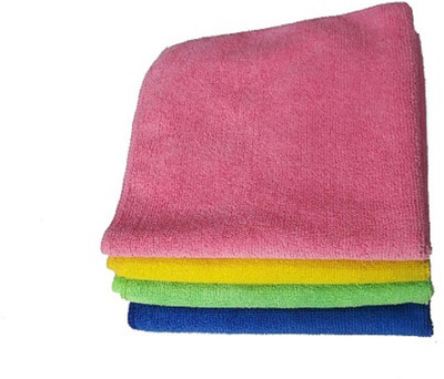 Palakshi Microfiber Vehicle Washing  Cloth(Pack Of 4, 210 GSM)
