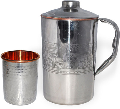47% OFF on DakshCraft AB1280 Jug Glass Set(Copper) 47% OFF on DakshCraft AB1280 Jug Glass Set(Copper)