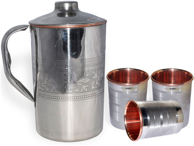 59% OFF on DakshCraft AB1288 Jug Glass Set(Copper) 59% OFF on DakshCraft AB1288 Jug Glass Set(Copper)