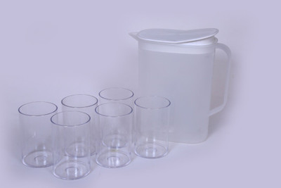Signoraware 423 Clear Jug Glass Set(Plastic)