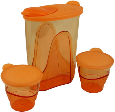 

Tupperware - 1.6 L PP (Polypropylene) Grocery Container(Pack of 3, Multicolor)