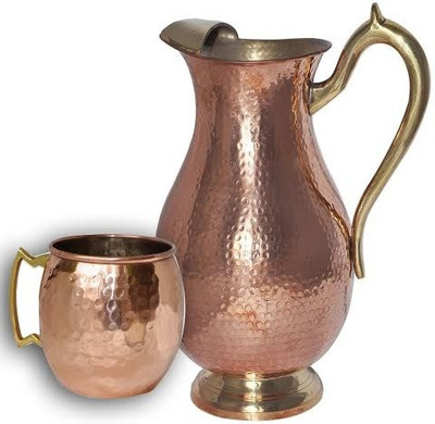 23% OFF on Asia Craft Jug-005-Mug004-1 Jug Glass Set(Copper) 23% OFF on Asia Craft Jug-005-Mug004-1 Jug Glass Set(Copper)
