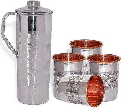 70% OFF on DakshCraft AB1262 Jug Glass Set(Copper) 70% OFF on DakshCraft AB1262 Jug Glass Set(Copper)