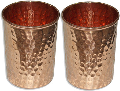 Asia Craft Copper Glass Set(250 ml, Brown, Pack of 2) Asia Craft Copper Glass Set(250 ml, Brown, Pack of 2)