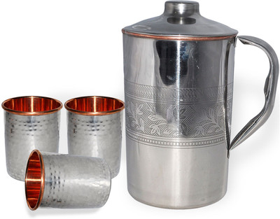 55% OFF on DakshCraft AB1282 Jug Glass Set(Copper) 55% OFF on DakshCraft AB1282 Jug Glass Set(Copper)
