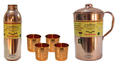 

Indian Craft Villa Water Jug Set(4 L, Pack of 6)