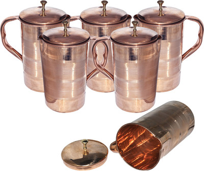 

DakshCraft Handmade Water Jug Set(1.7 L, Pack of 6)