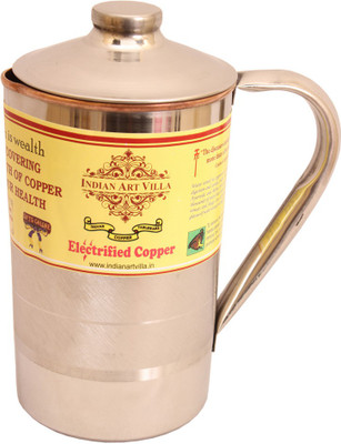 

IndianArtVilla Steel Copper Water Jug Water Jug(1.2 L)