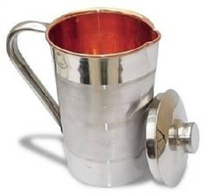 

Rathod Steel copper Water Jug Size-4 2.2ltr. Water Jug(2.4 L)