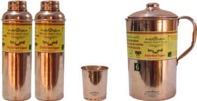 

Indian Craft Villa Water Jug Set(3.8 L, Pack of 4)