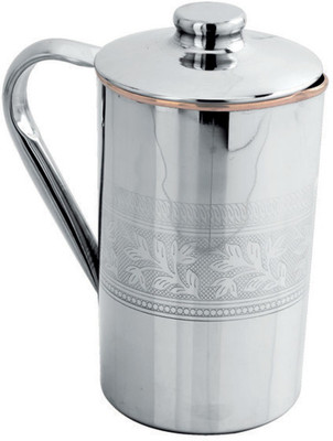 

Ratna Steel Copper Embossed Jug Water Jug(1.6 L)