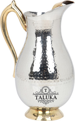 

Taluka ( 3.5" x 10" Inches ) Stainless Steel Jug Hand Made Best Quality Jug Capacity:-2000 ml Water Jug(2 L)