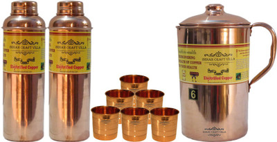 

Indian Craft Villa Water Jug Set(5.3 L, Pack of 9)