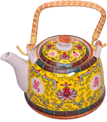 

Purpledip Beautifully painted Ceramic Kettle (10541) Kettle Jug(.5 L)