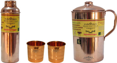 

Indian Craft Villa Water Jug Set(3.4 L, Pack of 4)