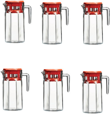 

Pasabahce Water Jug Set(1.5 L, Pack of 6)