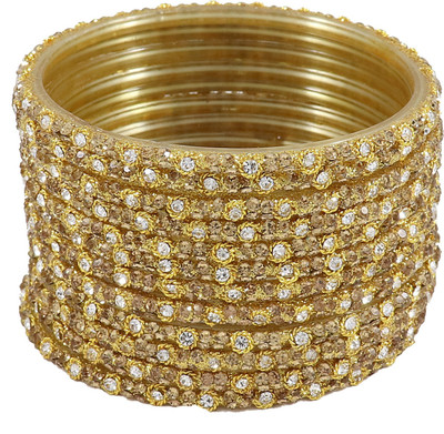 ZULKA Glass Zircon Kada(Pack of 12)