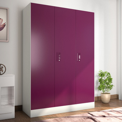 Godrej Interio Slimline 3 Door With Locker Metal Almirah Finish