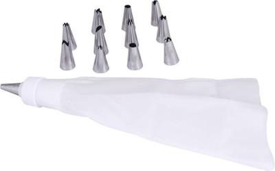 smile4u Cake Icing Nozzle Kitchen Tool Set(Silver, Baking Tools)