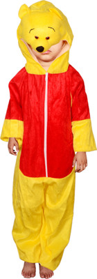 Anmol Dresses AD Pooh Fancy Dress for Kids| Pooh Costumes| |high Quality Material|Use for School competitions, Events, Annual Functions. Kids Costume Wear