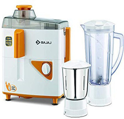 

Bajaj BAJAJ-jx4 450 Juicer Mixer Grinder(White, 2 Jars)