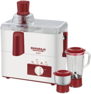 

Maharaja Whiteline MAHARAJA WHITELINE-mark1 450 Juicer Mixer Grinder(Red, 2 Jars)