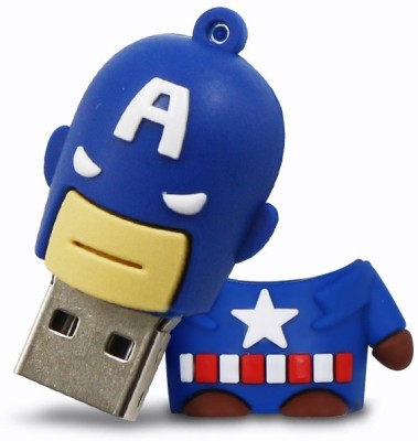 PANKREETI PKT480 Captain America 16 GB Pen Drive(Multicolor)