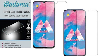 Bodoma Back Tempered Glass for Samsung Galaxy A70(Pack of 2)