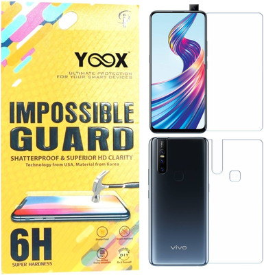 Yoox Front and Back Screen Guard for Vivo V15(Pack of 2)