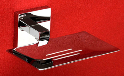 Epraiser TRI 403 Brass Chrome Plated Assymmetrical & Amazing Open Soap Dish(Silver)