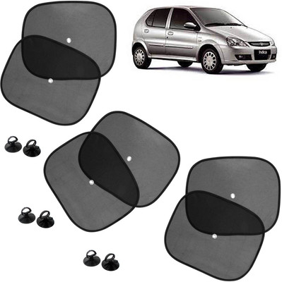 Pious Side Window Sun Shade For Tata Indigo(Black)