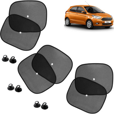 DvineAutoFashionZ Side Window Sun Shade For Ford Figo(Black)